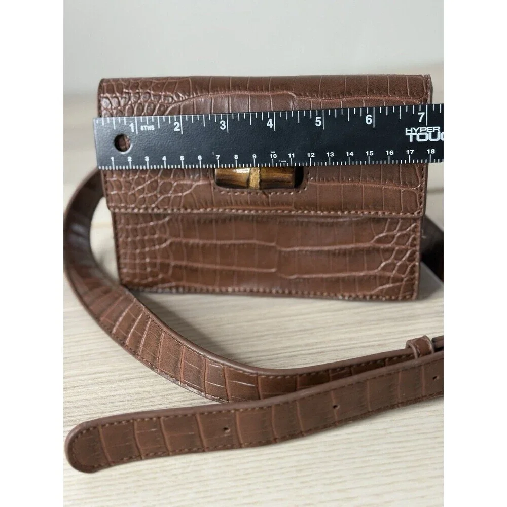 Fawn Design lock leather exterior mini bags brown bohemian